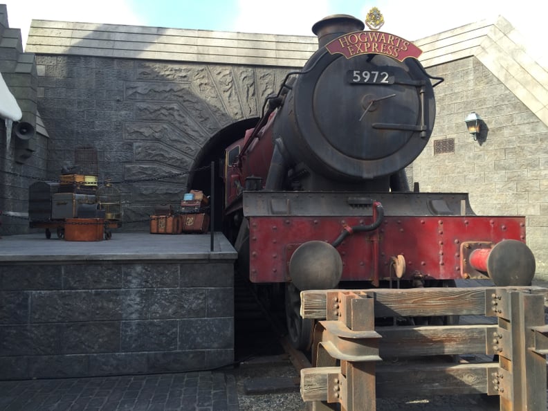 You can get a photo opportunity with the Hogwarts Express conductor.