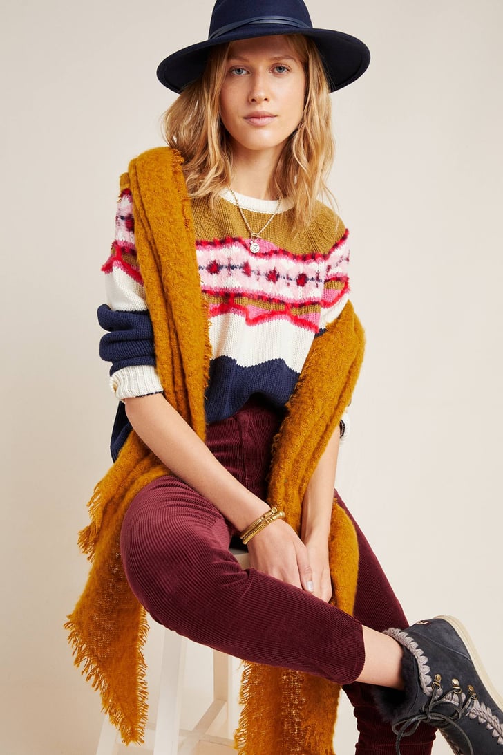 Camellia Fair Isle Sweater | New Anthropologie Holiday Clothes For ...