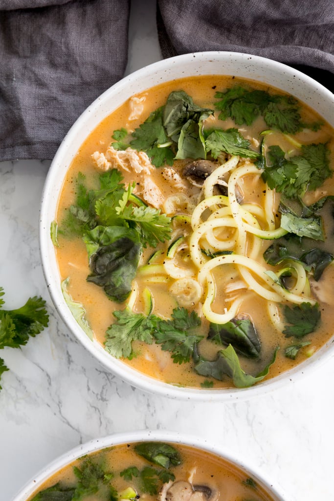 Spicy Thai Chicken Coconut Soup With Zoodles | 18 Healthy Chicken ...