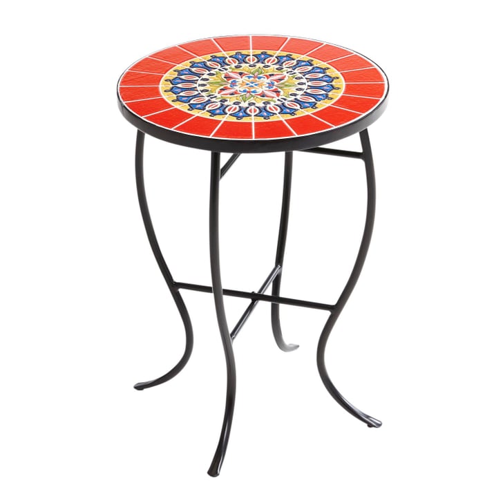 Red Multicolor Mosaic Accent Table Pier 1 Imports Outdoor Furniture