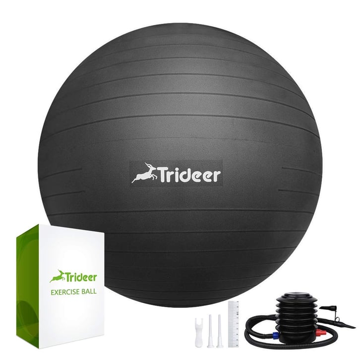 Trideer Exercise Ball Home Gym Equipment on Amazon POPSUGAR Fitness