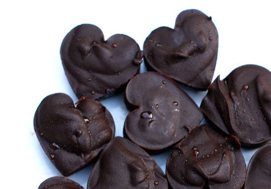 Homemade Chocolate Hearts