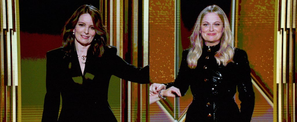 Golden Globes: What's on Amy Poehler's Hand?