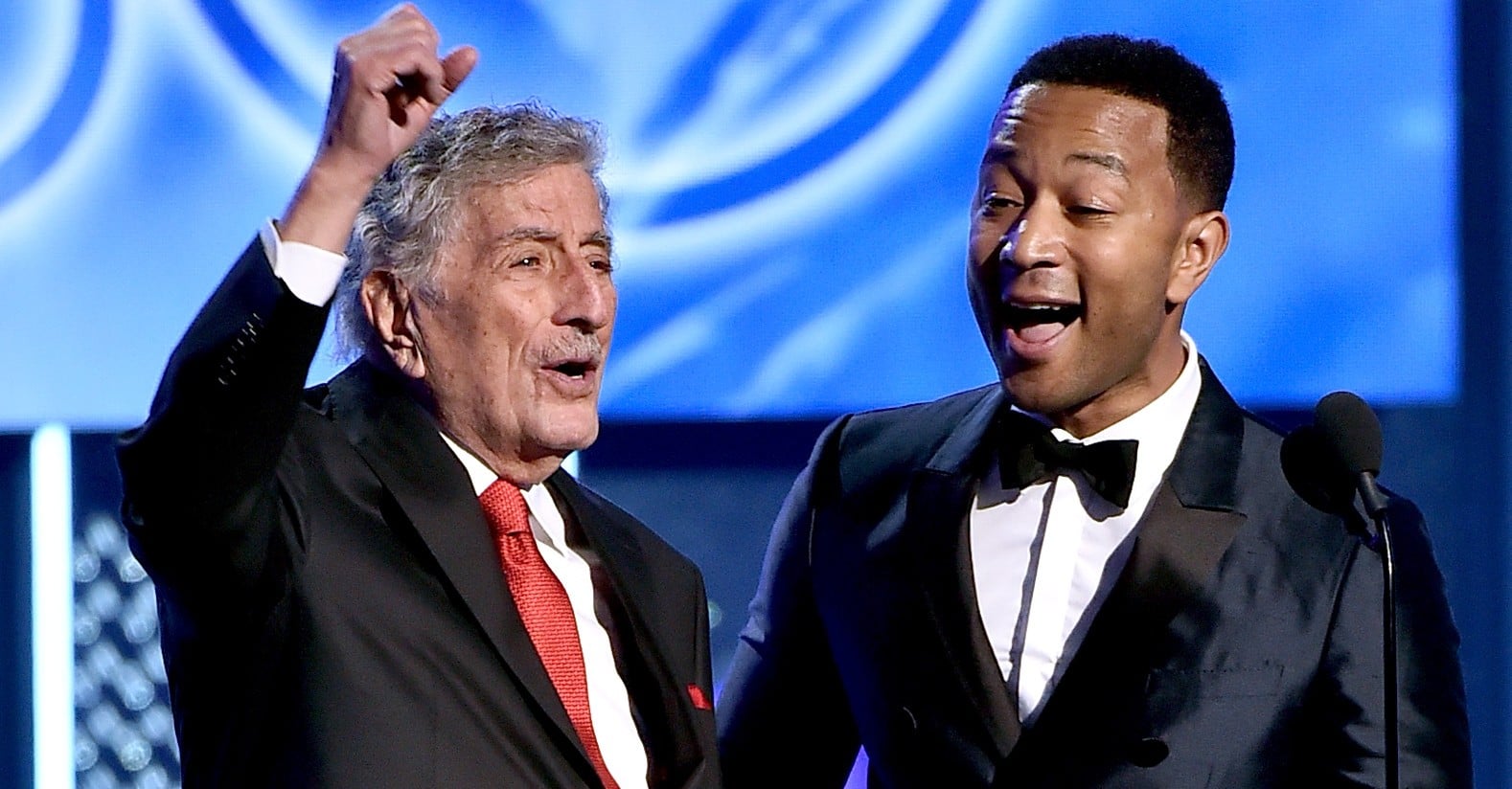 John Legend And Tony Bennett At The 2018 Grammys Popsugar Celebrity Australia