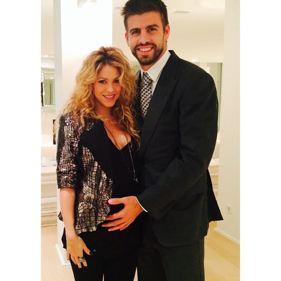 Shakira and Gerard Pique Baby Bump Picture