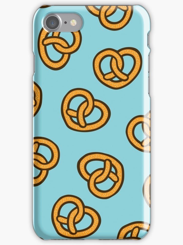 Pretzels Pattern iPhone Cases and Skins
