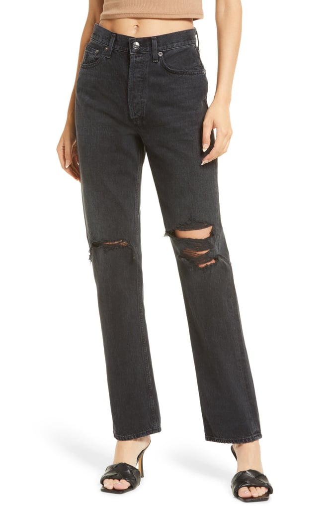 A Ripped Pair: Agolde Lana High Waist Flare Leg Jeans