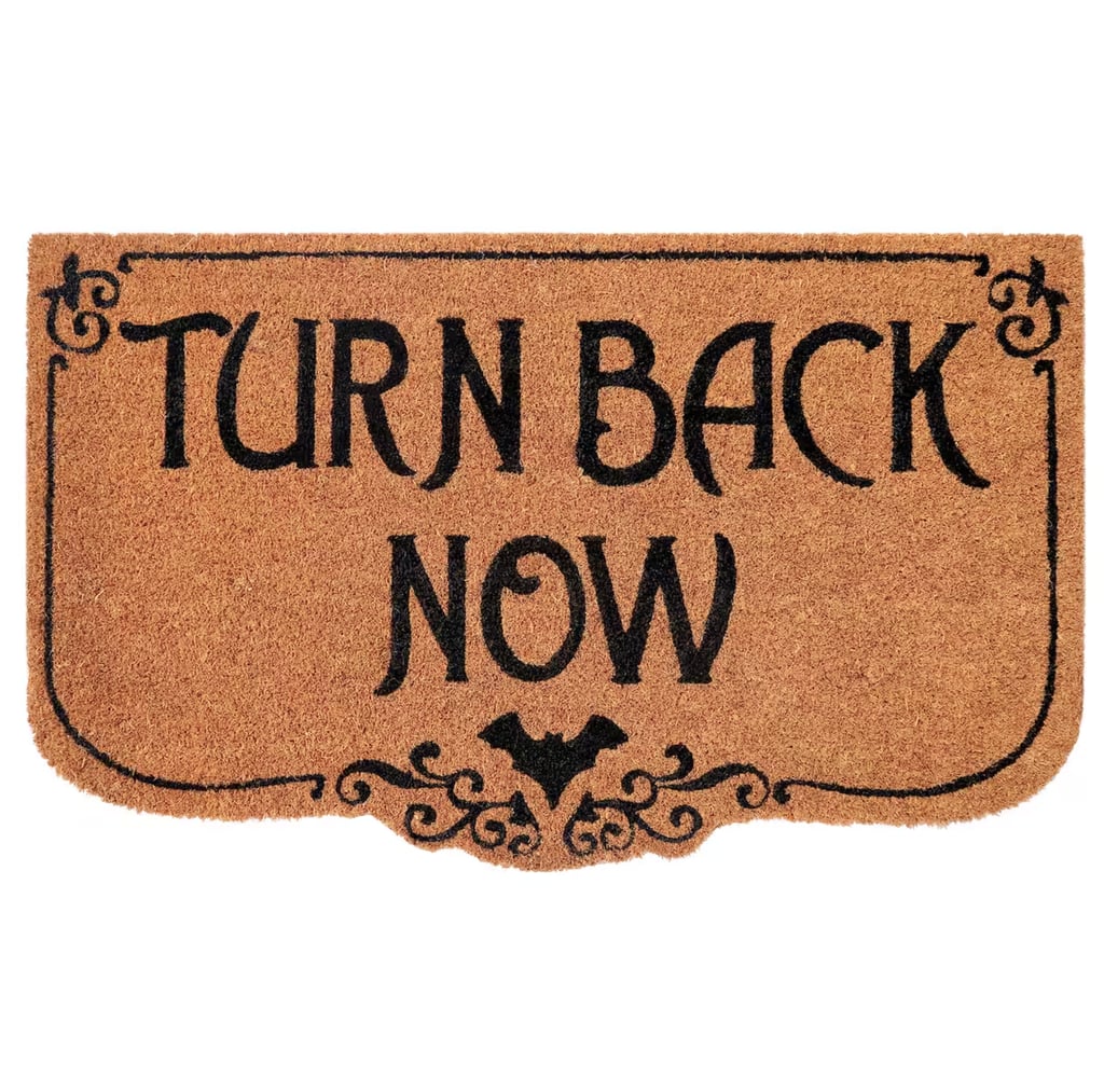 Michaels Halloween Decor: Turn Back Now Doormat by Ashland