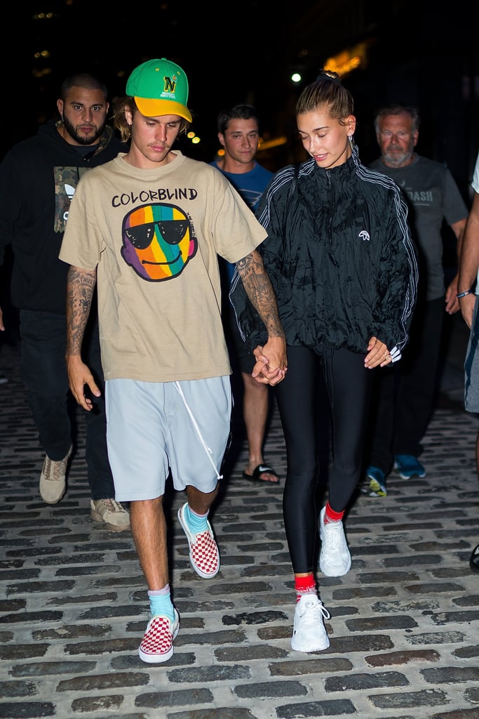 Justin Bieber Hailey Baldwin Matching Shoes and Socks 2018