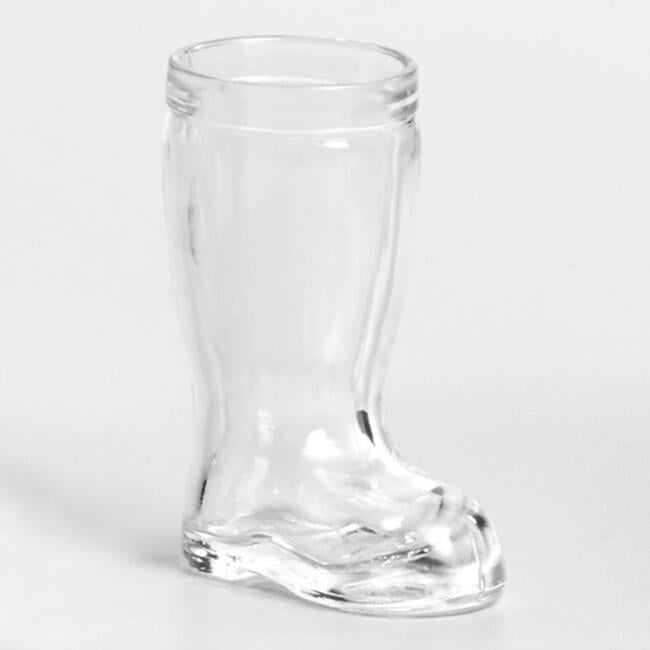 Glass Beer Boots Set of 2