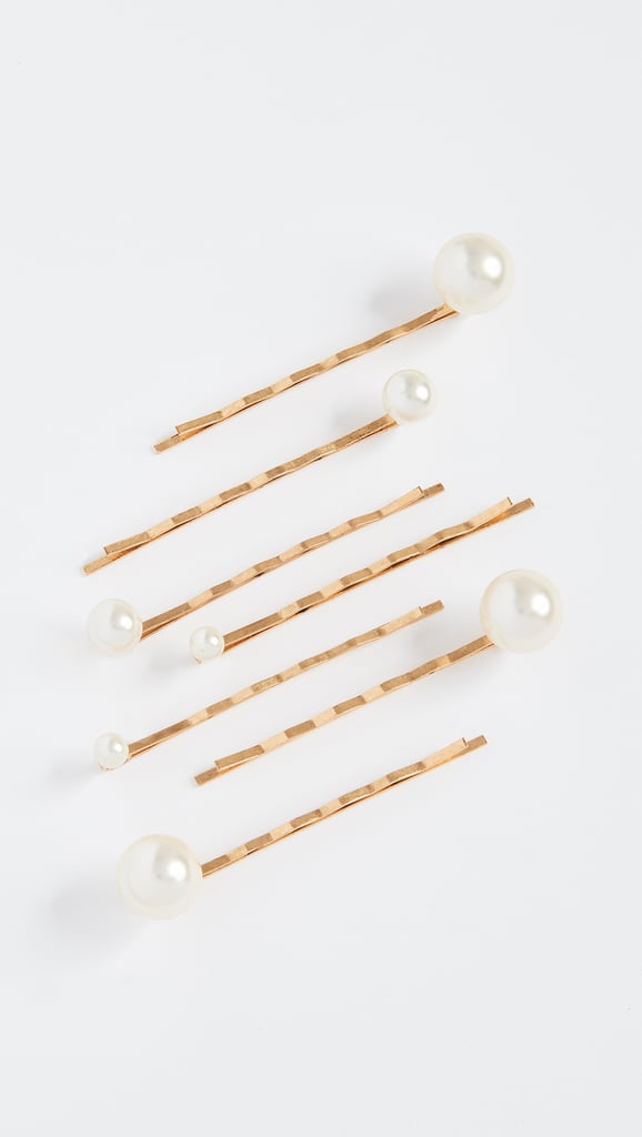 Jennifer Behr Pearl Bobby Pin Set | Madeline Brewer Hair and Makeup at