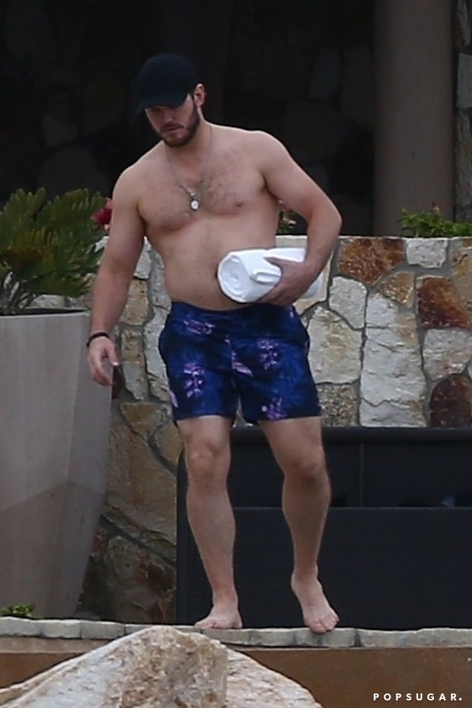 Chris Pratt and Katherine Schwarzenegger in Cabo Jan. 2019