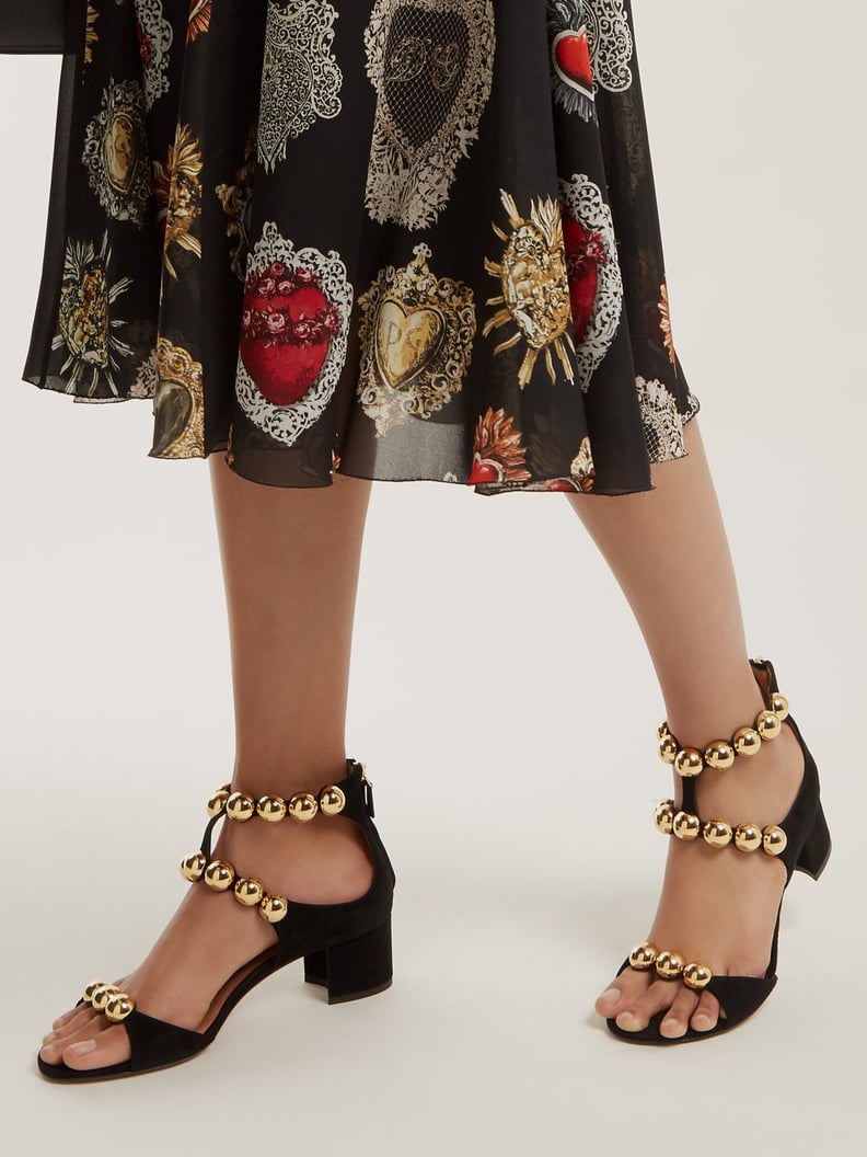 Alternative: Samuele Failli Jane Stud-Embellished Suede Sandals