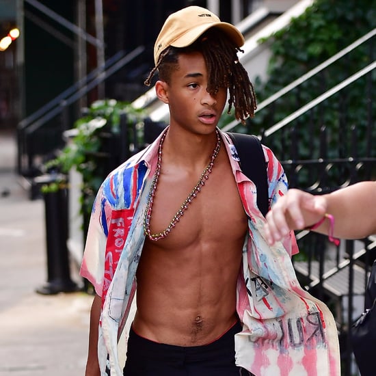 Jaden Smith Showing His Abs in NYC July 2016