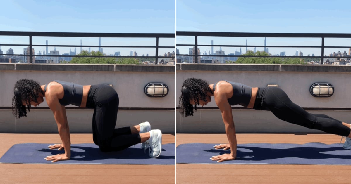 Bear plank on sale exercise