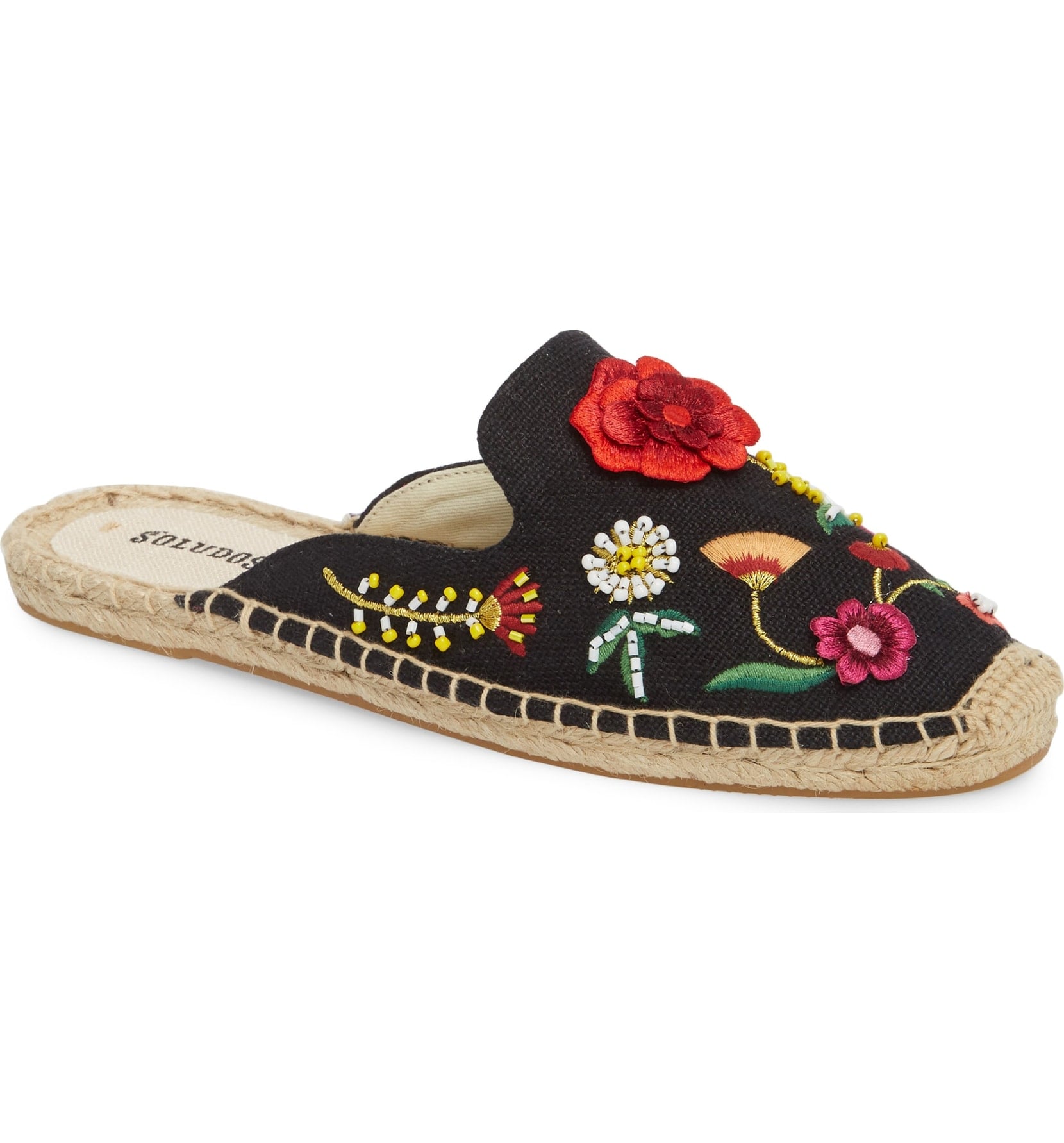 Soludos Embellished Floral Mules | Shoe 