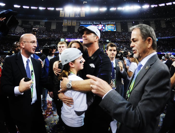 John Harbaugh and Alison Super Bowl Dads and Their Cute Kids