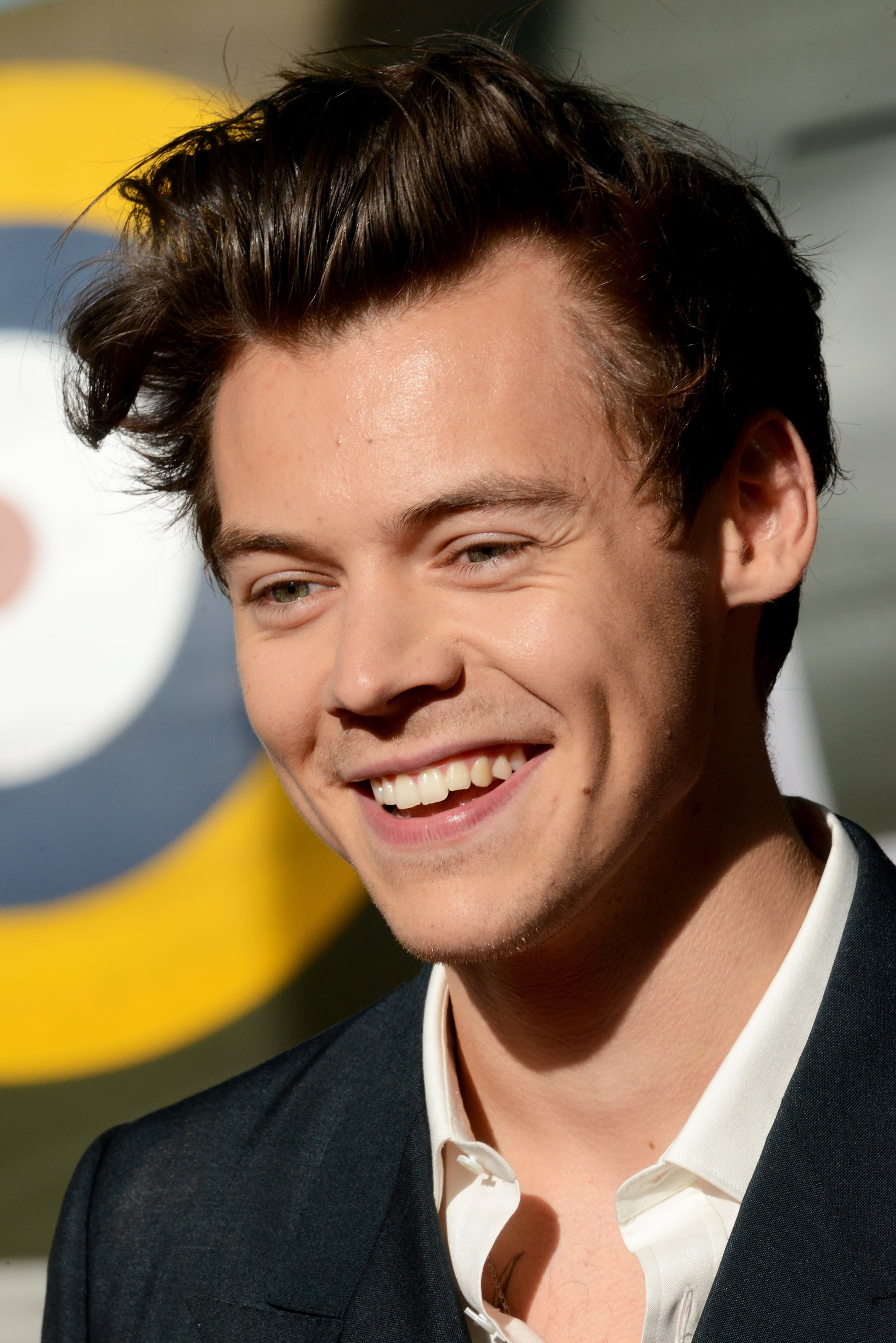 Pictures Of Harry Styles Smiling And Laughing Popsugar Celebrity