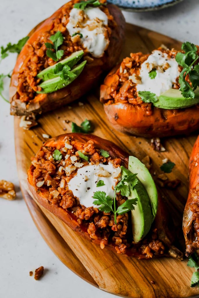 Smoky Lentil Stuffed Sweet Potatoes | High-Fiber Recipes | POPSUGAR ...