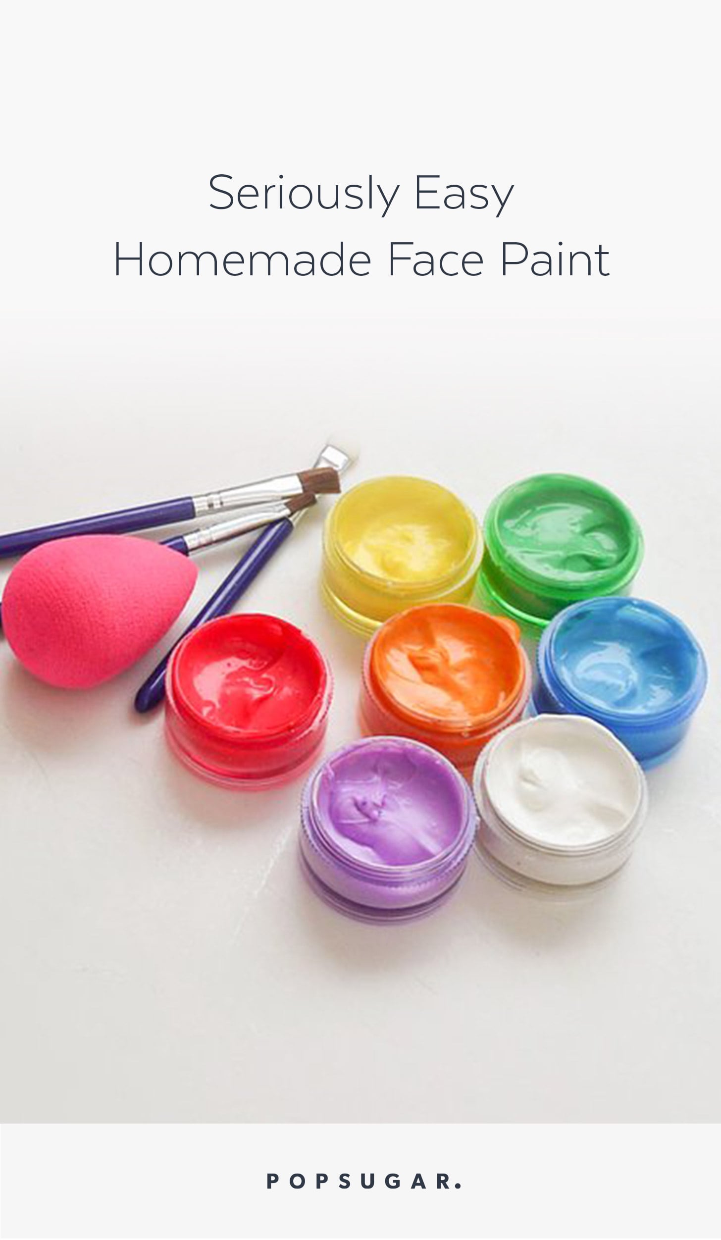 Homemade Face Paint… using only 3 ingredients!