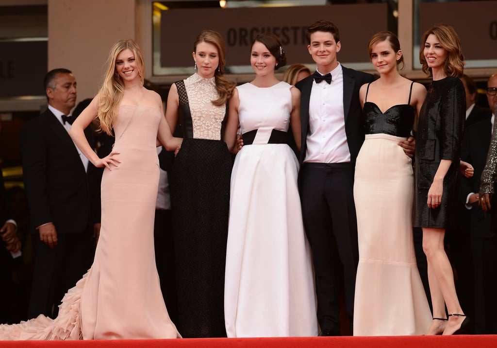Coordinated castmates: Claire Julien, in a custom blush Emilio Pucci gown, posed alongside Taissa Farmiga in a cream-and-black gown and Katie Chang in Dior as well as Israel Broussard, Emma Watson, and Sofia Coppola at the Bling Ring premiere. They made quite a stylish set.
Coordinated castmates: Claire Julien, in a custom blush Emilio Pucci gown, posed alongside Taissa Farmiga in a cream-and-black gown and Katie Chang in Dior as well as Israel Broussard, Emma Watson, and Sofia Coppola at the Bling Ring premiere. They made quite a stylish set.