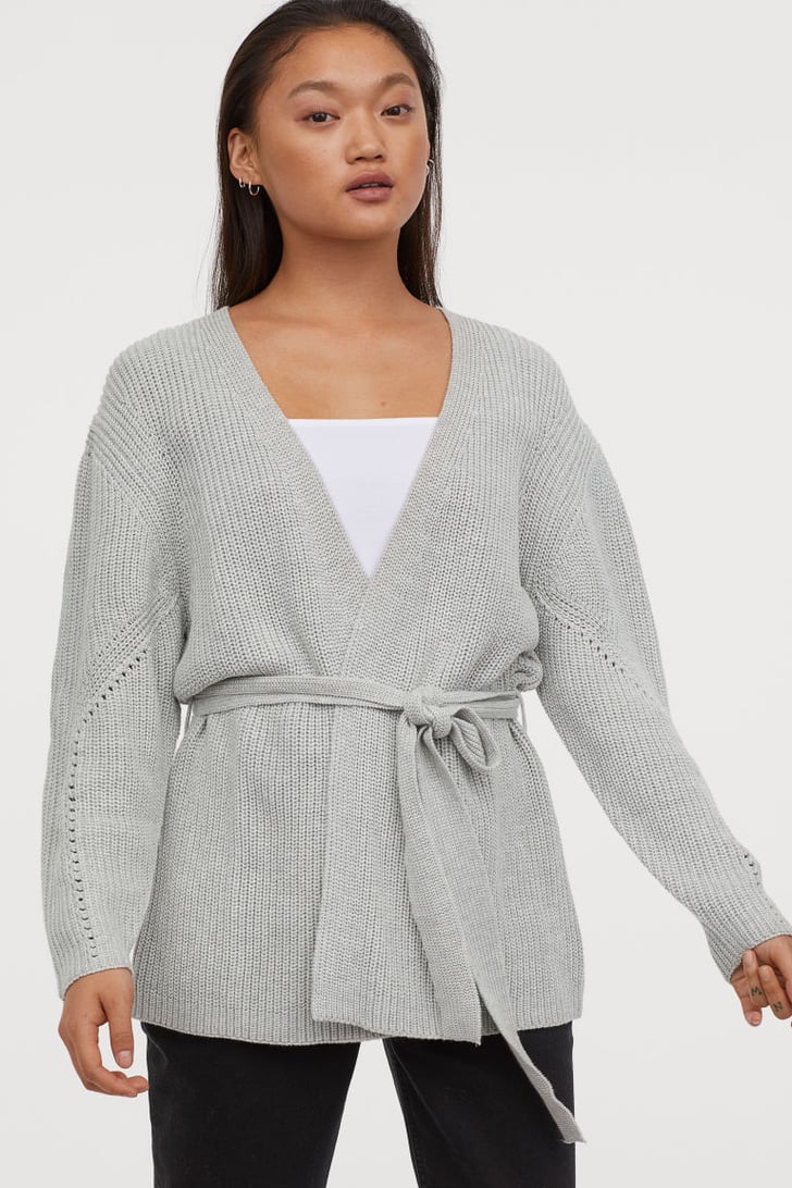 H M Cardigan With Tie Belt 59 Cute Sweaters So Comfy You ll