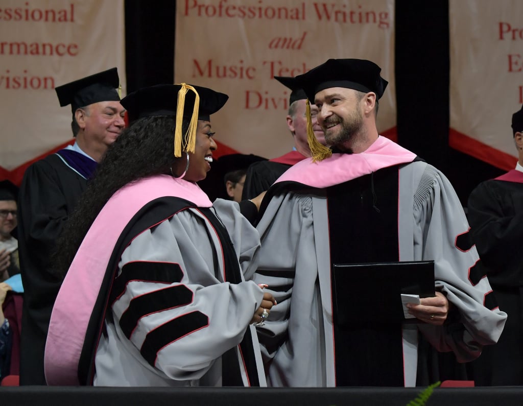 Justin Timberlake Receives Honourary Doctorate May 2019