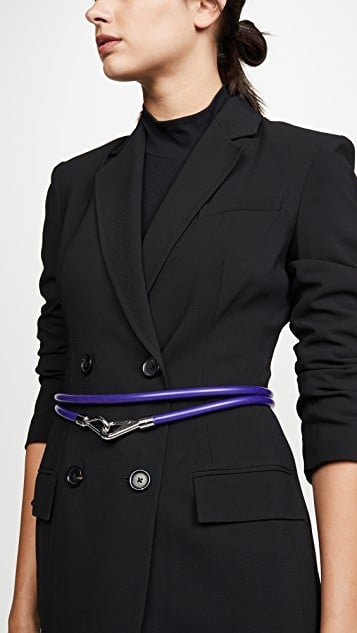 Tibi Rubber Tube Belt