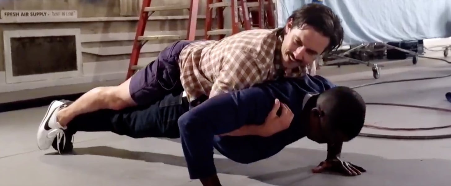 This Is Us Cast Doing Push-Ups Videos November 2016 | PS Entertainment