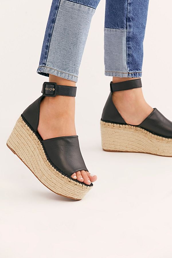 Coastal Platform Wedge Sandals