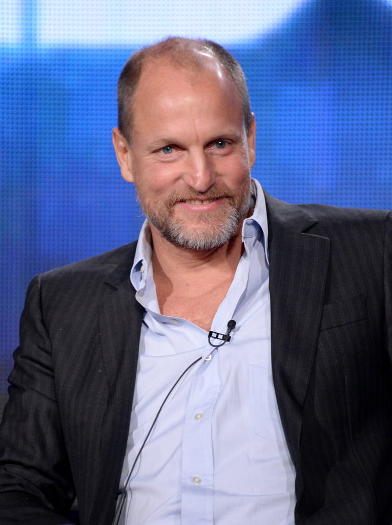 Woody Harrelson grinned under the spotlight. | Stars at the 2014 Winter ...