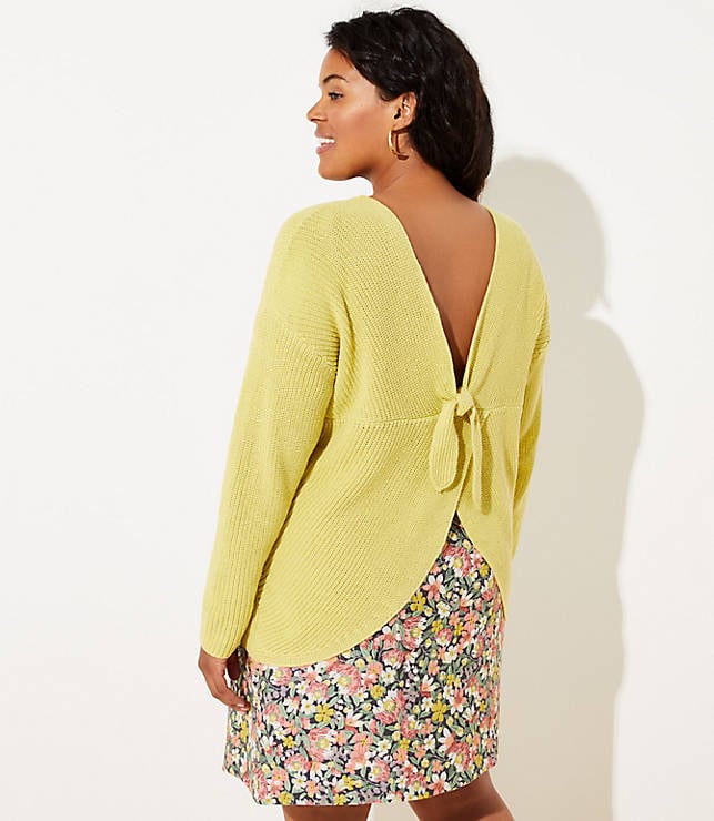 LOFT Plus Tie Back Sweater