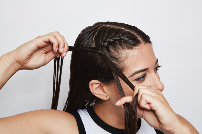 Double Dutch French Braids: Step 2