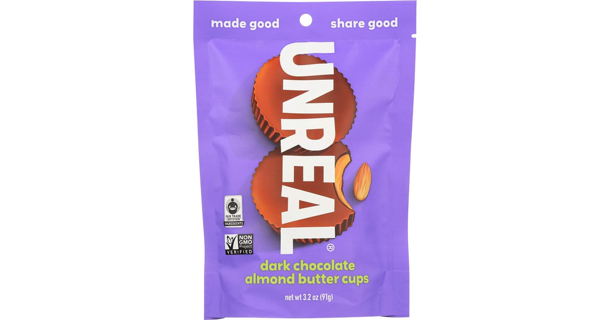 Unreal Dark Chocolate Almond Butter Cups Best LowSugar Chocolate