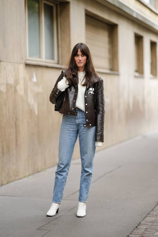 Black ankle boots jeans outfit shop