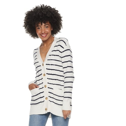 POPSUGAR Nautical Cardigan