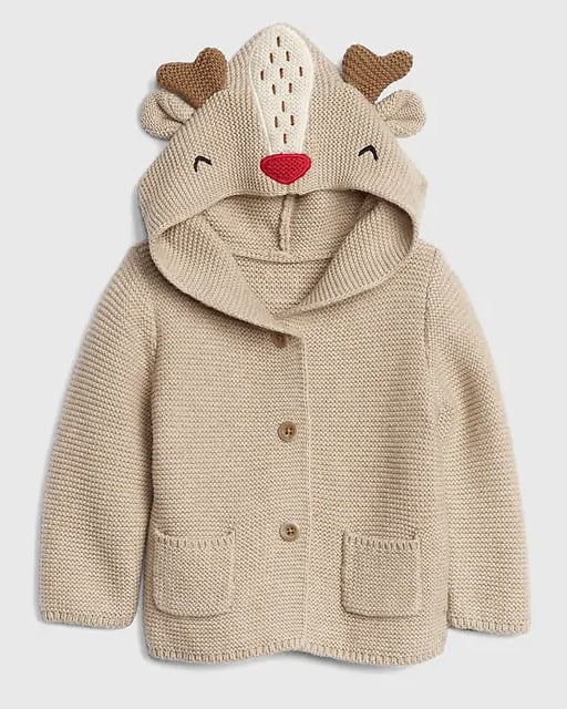 Reindeer Garter Hoodie Sweater