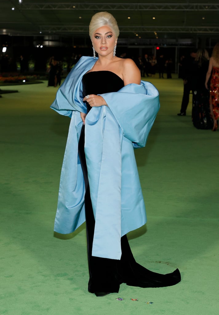 Lady Gaga's Strapless Schiaparelli Dress | Photos