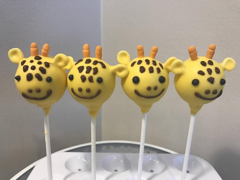 Giraffe Cake Pops