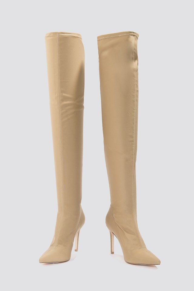 NA-KD Tight Over Knee Boot