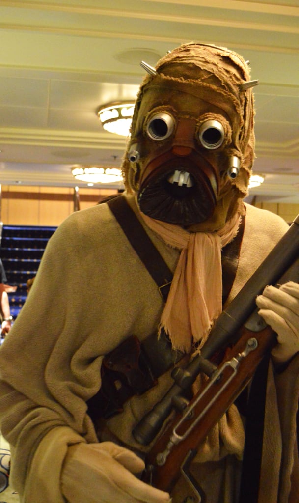As you exit the theater, you quickly take a photo of this Tusken Raider.