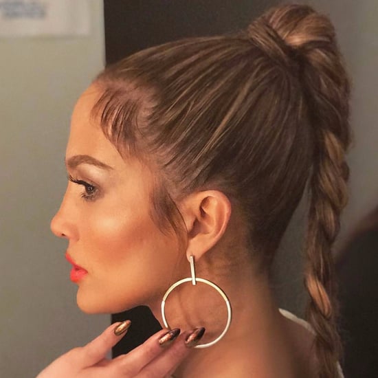 Jennifer Lopez's Baby Hair Instagram February 2017
