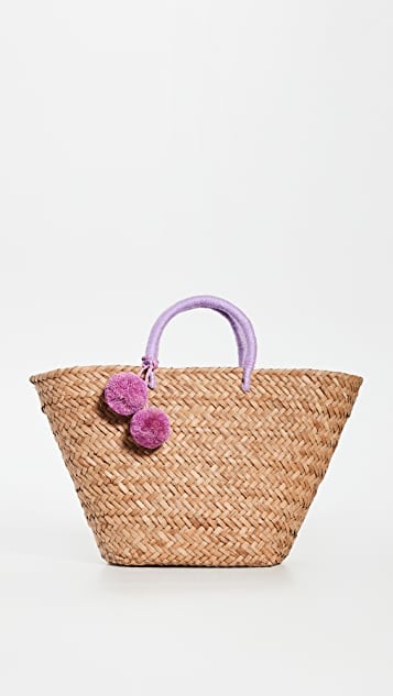 Best Pom-Pom Beach Bags | POPSUGAR Fashion