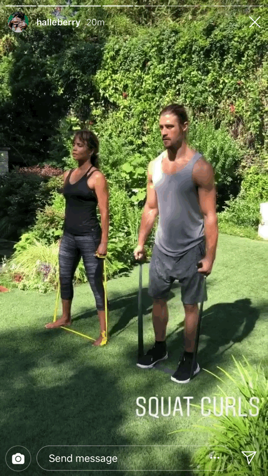 Halle berry shop exercise band