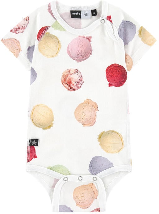 Molo Printed Onesie Fleur ($45)