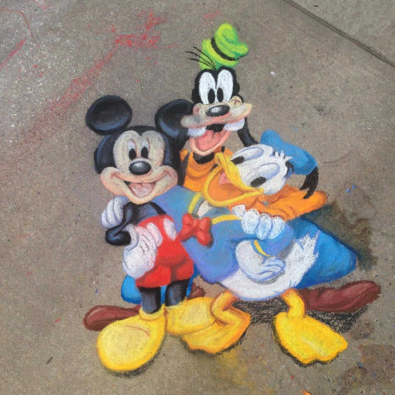 Mickey Mouse, Goofy, and Donald Duck