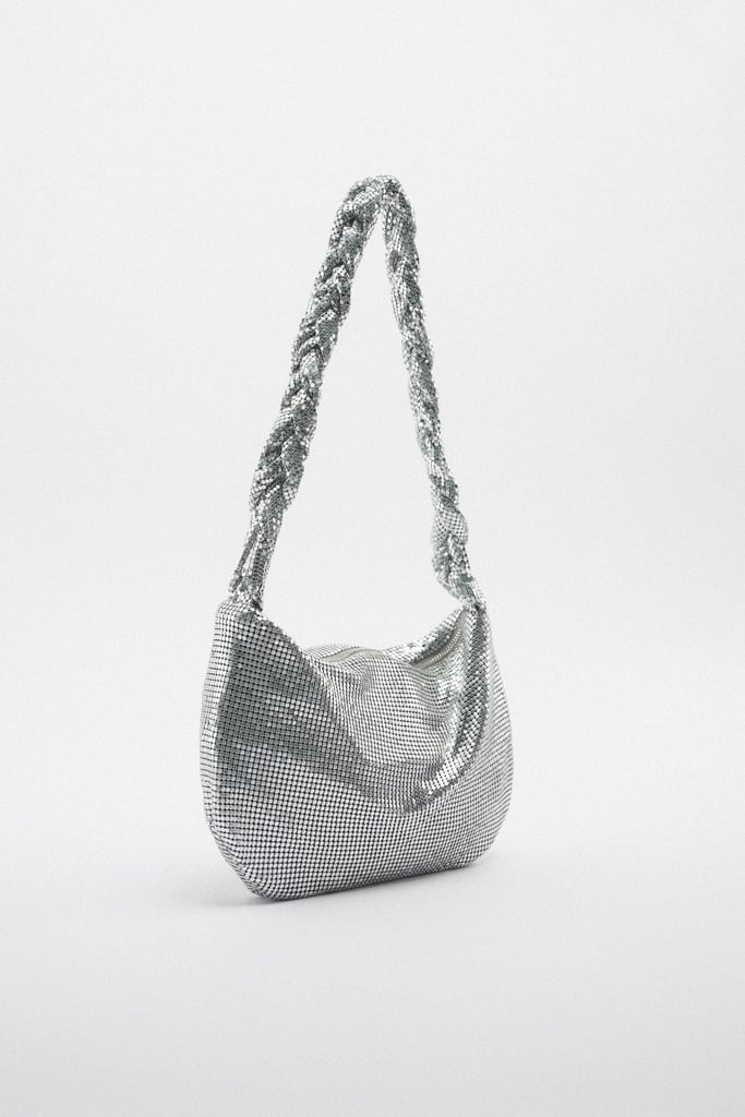 More Metallics: Zara Sparkly Shoulder Bag