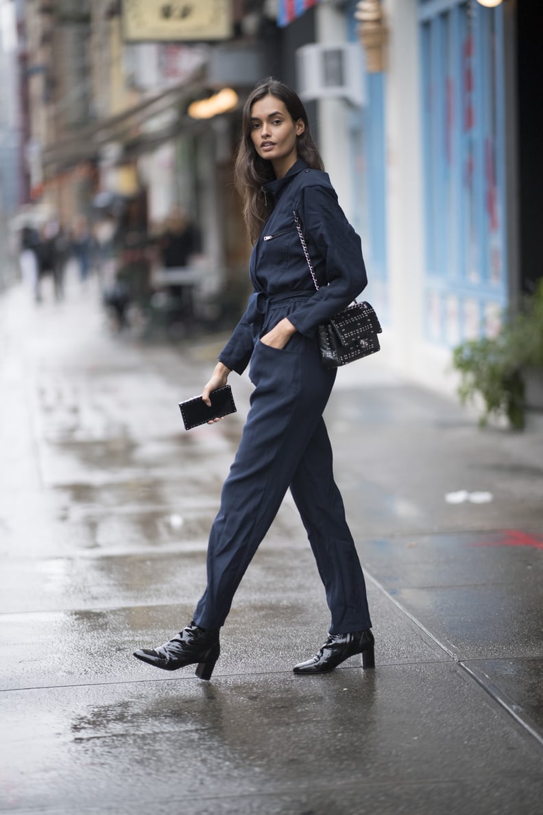 Dress It Up With a Tweed Handbag and Ankle Boots