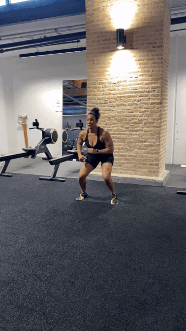 Alternating Lateral Lunge to Squat Jump