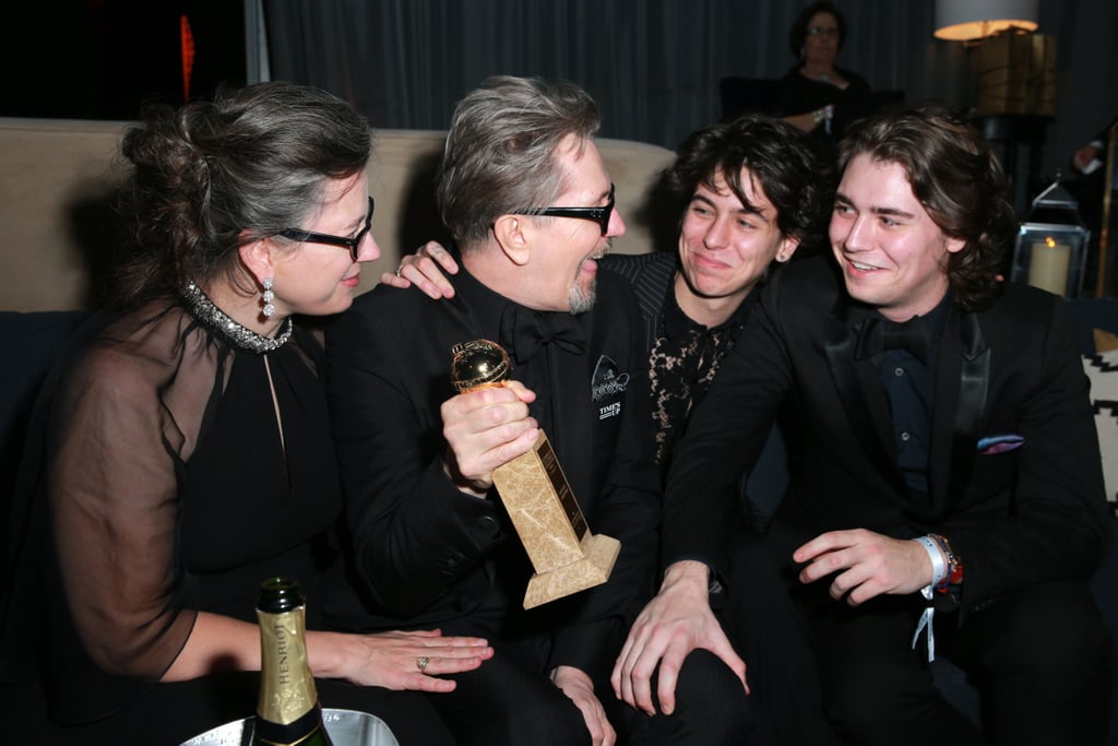 Gary Oldman and Family at the Golden Globes 2018